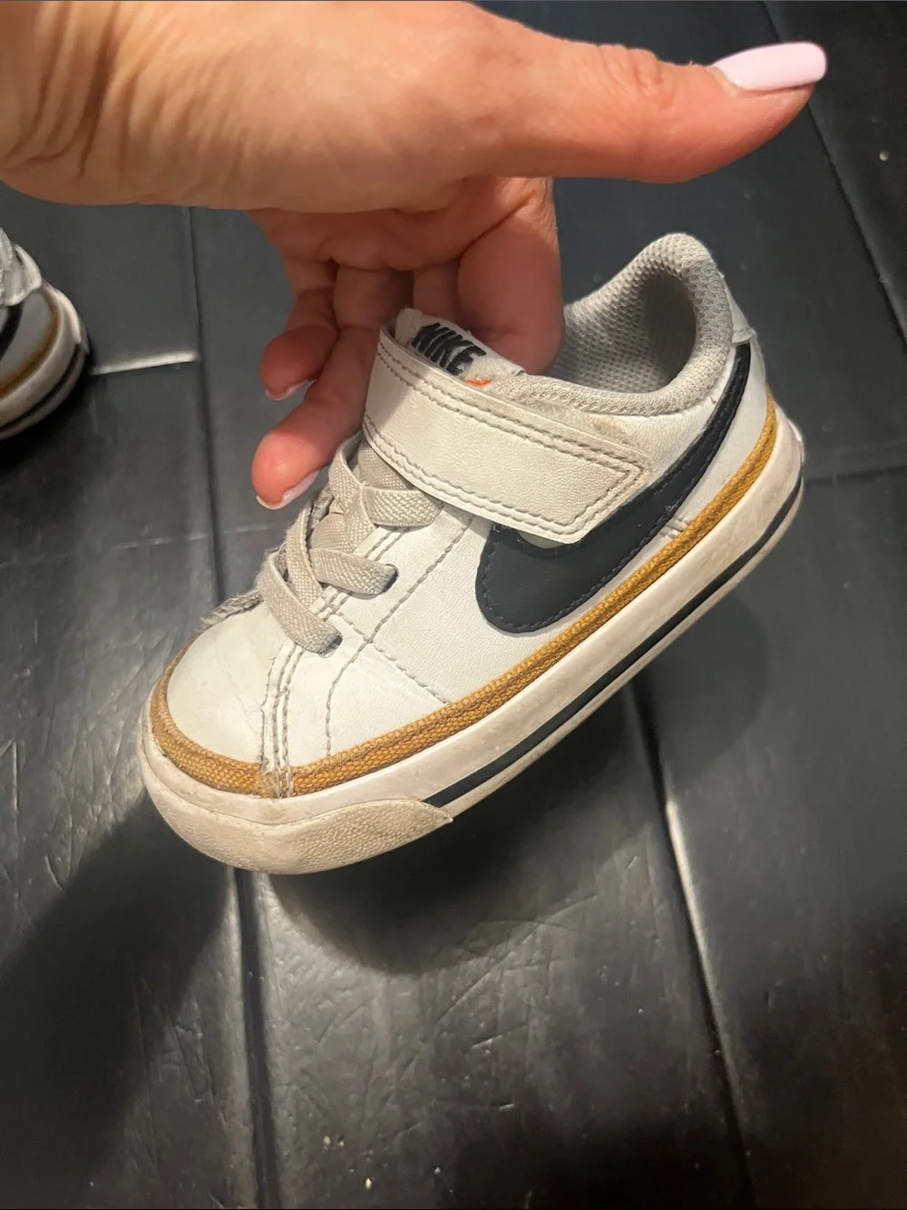 Super cute baby boy Nike shoes